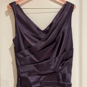 Calvin Klein purple gown. Excellent condition.